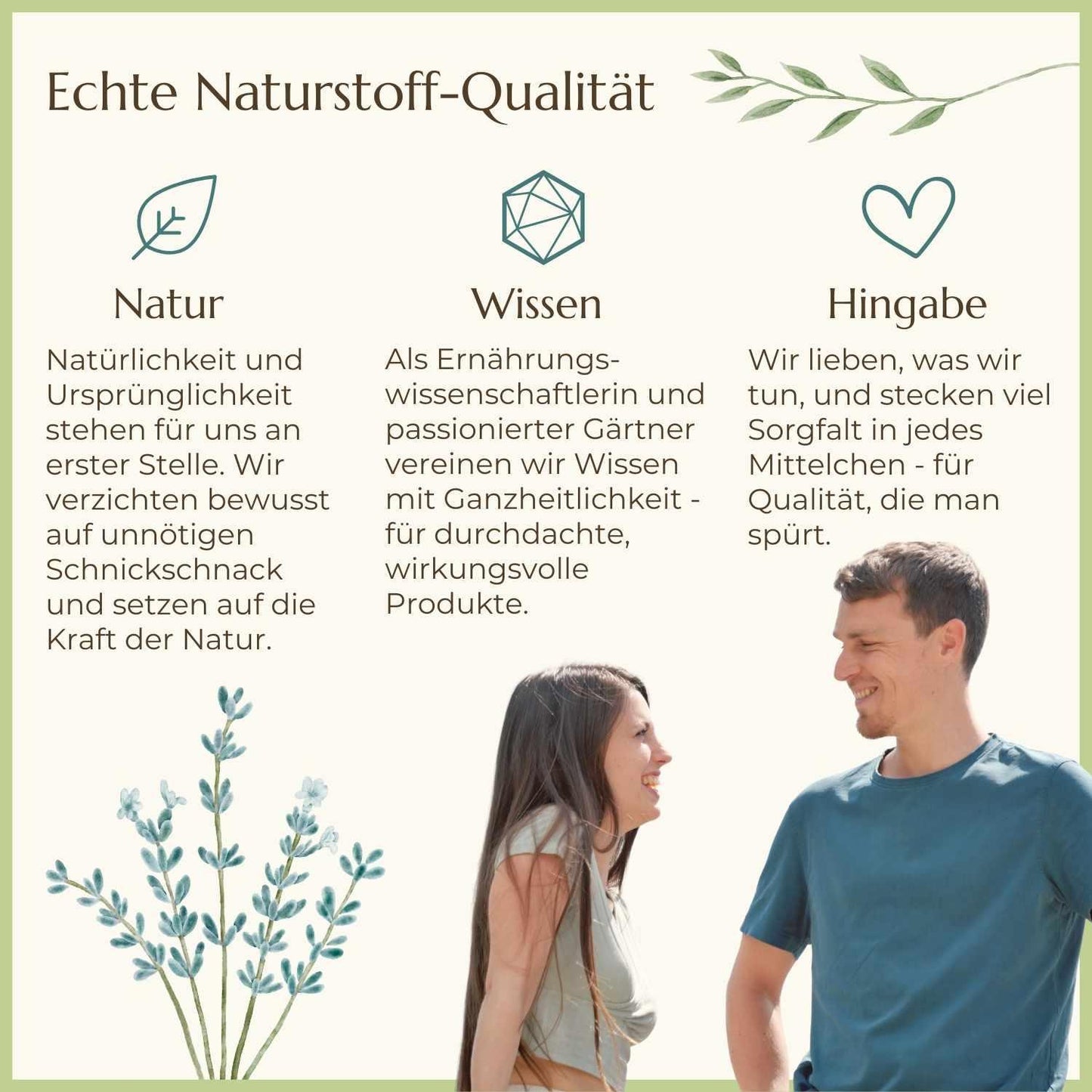 Naturstoff Qualität Anne & Ernst