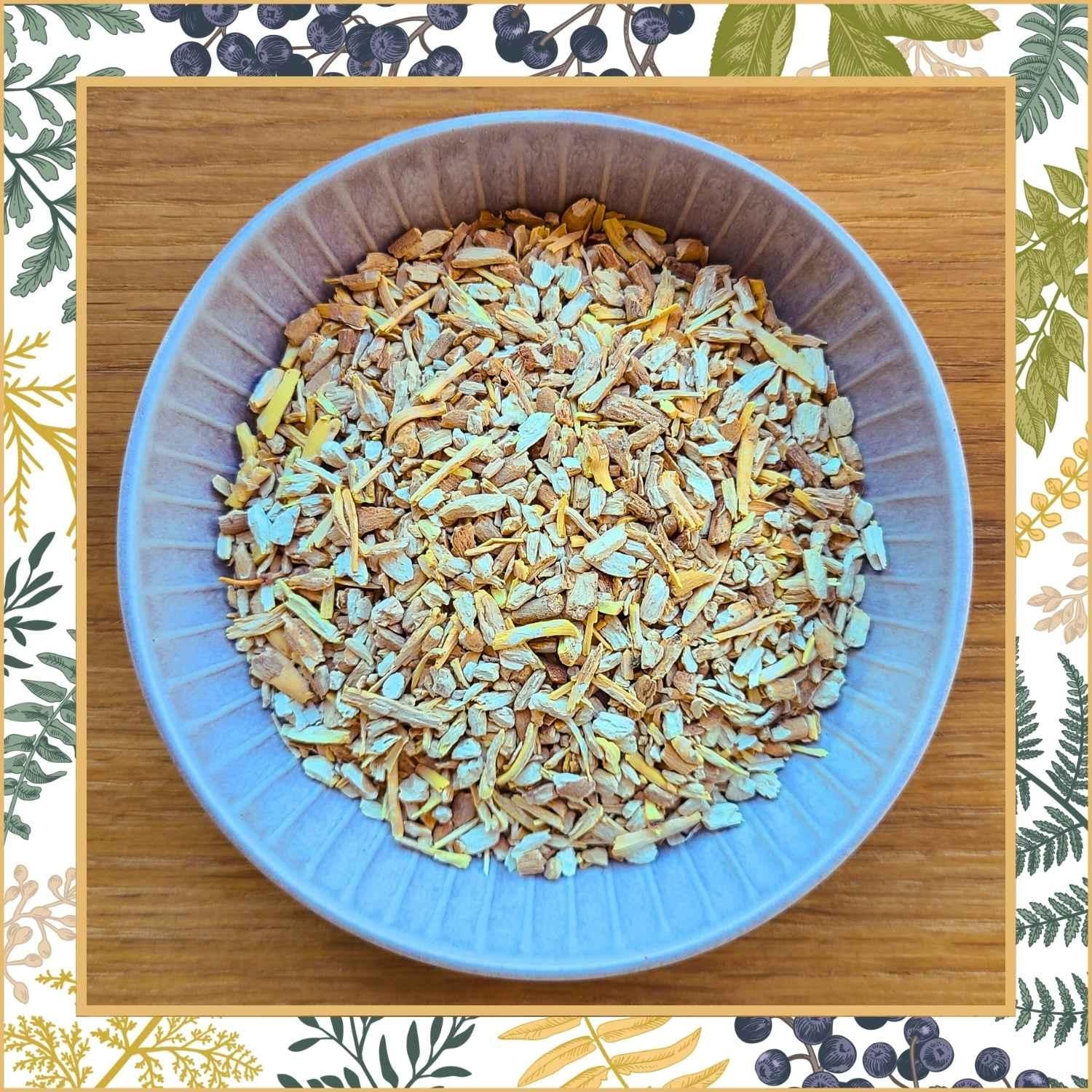 Ashwagandha Withania Wurzel geschnitten und luftgetrocknet | Naturstoff