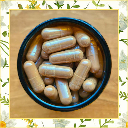 Curryblatt Kapseln in Tiegel von Naturstoff