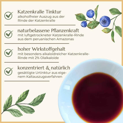 Qualität der Katzenkralle Urtinktur | Naturstoff