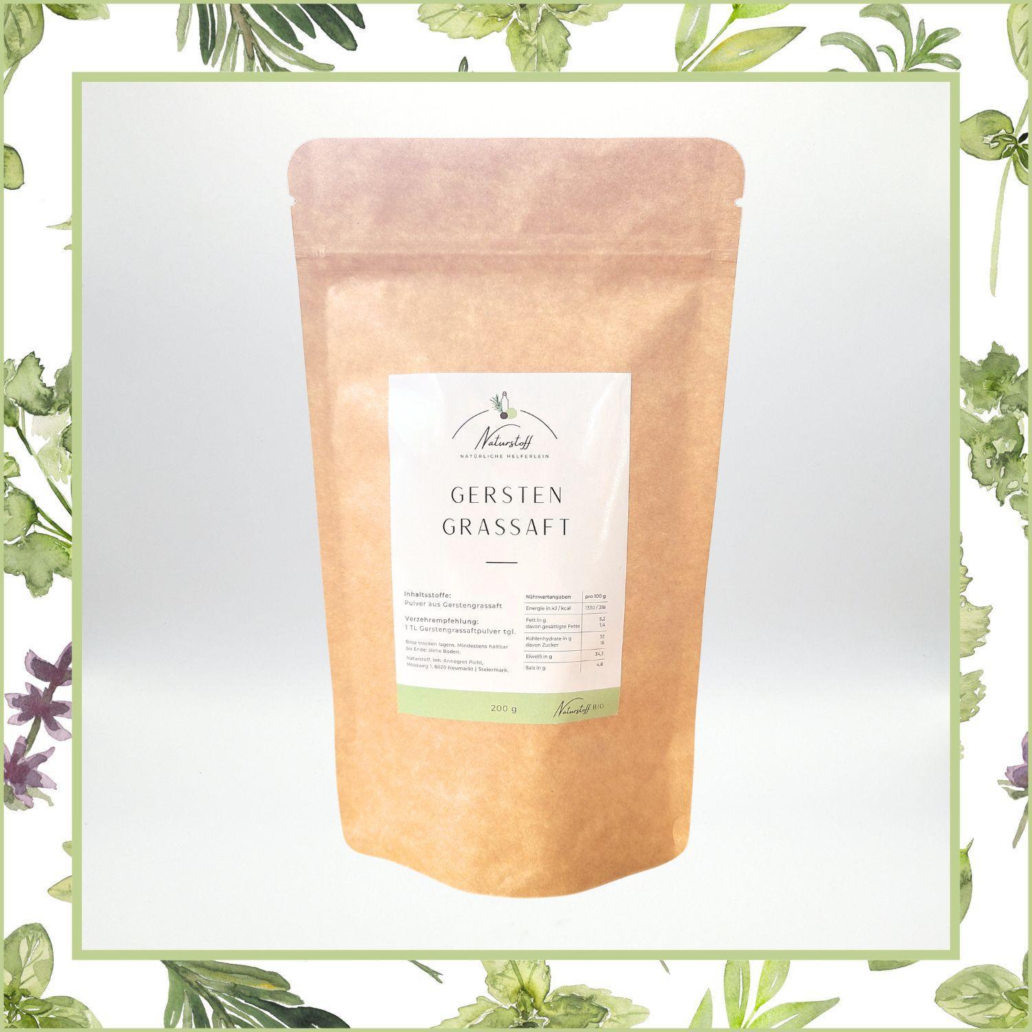 Gerstengrassaftpulver | Naturstoff