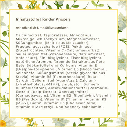 Inhaltsstoffe Kinder Knupsis | Naturstoff