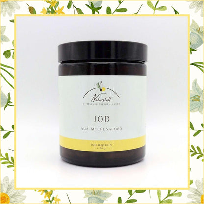 Jod Kapseln aus Meeresalgen | Naturstoff