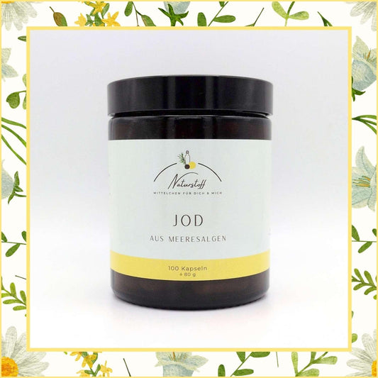 Jod Kapseln aus Meeresalgen | Naturstoff