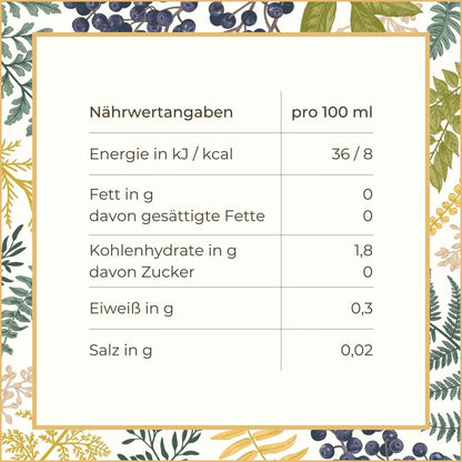 Kräutertrunk Fermentgetränk Nährwerte | Naturstoff