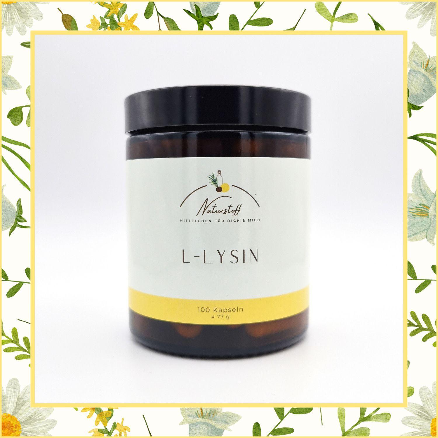 L-Lysin Kapseln | Naturstoff
