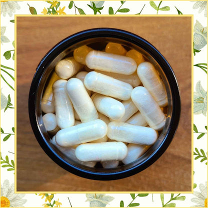 Lysin Kapseln in Glastiegel von Naturstoff