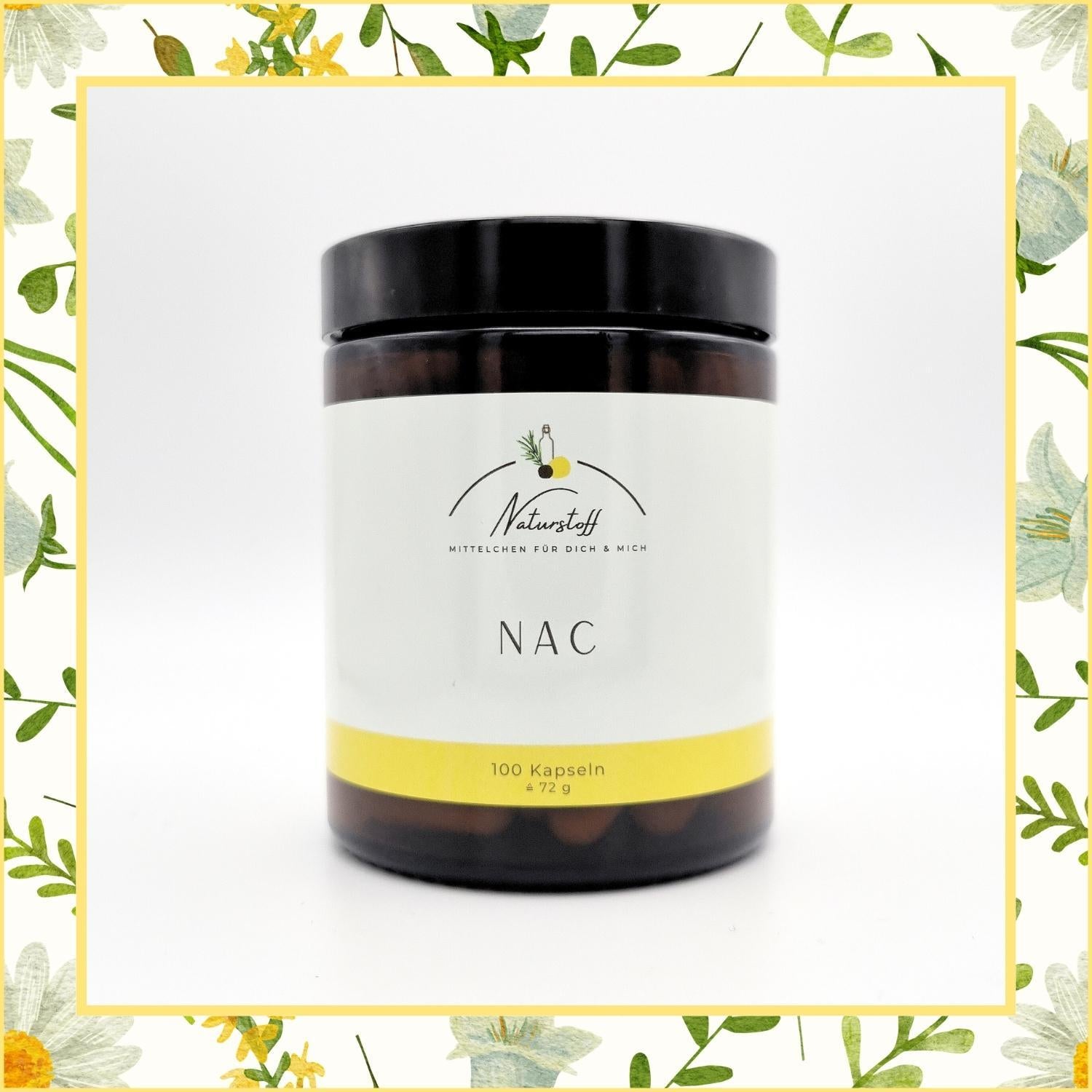 NAC Kapseln Produktfoto von Naturstoff