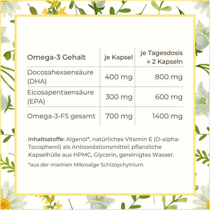 Omega-3 Kapseln Inhaltsstoffe | Naturstoff