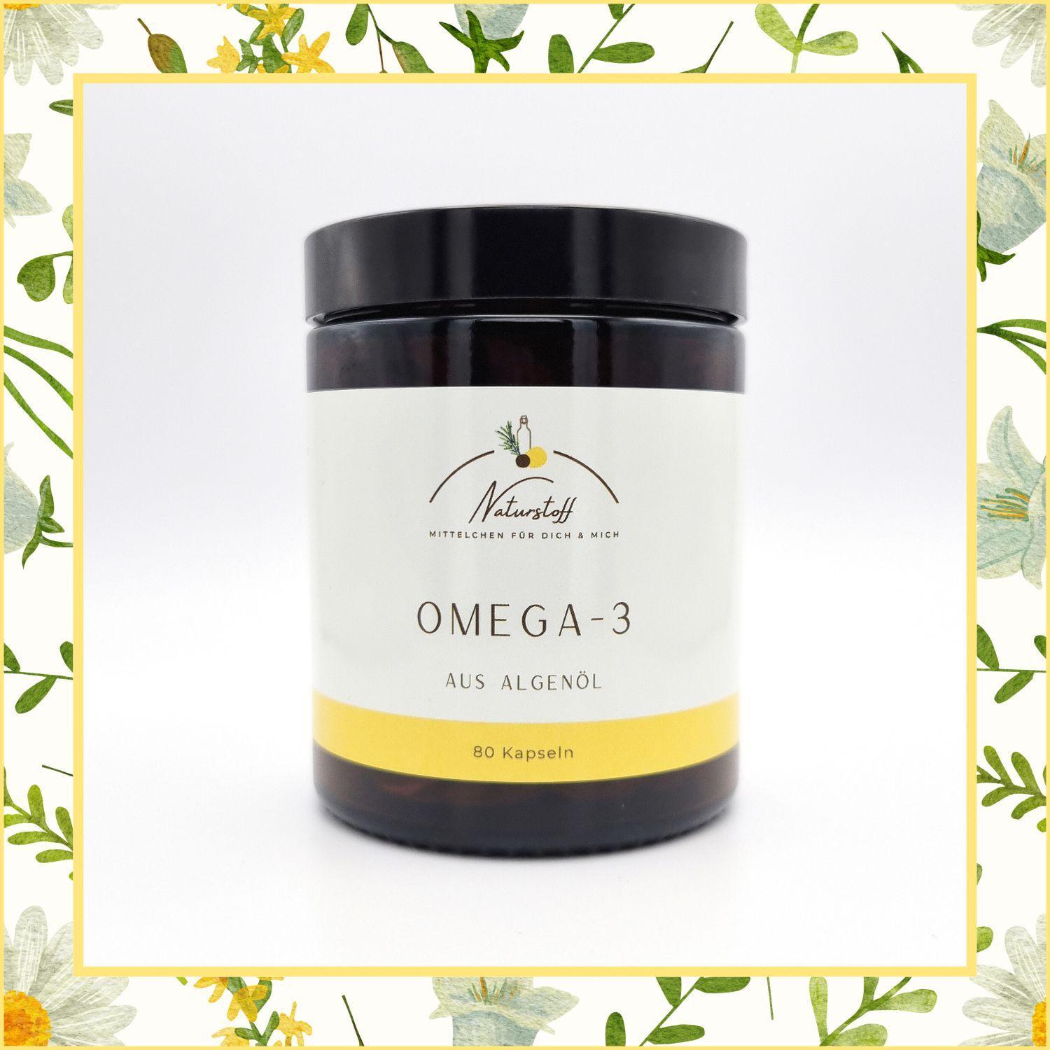 Omega 3 Kapseln mit DHA und EPA | Naturstoff
