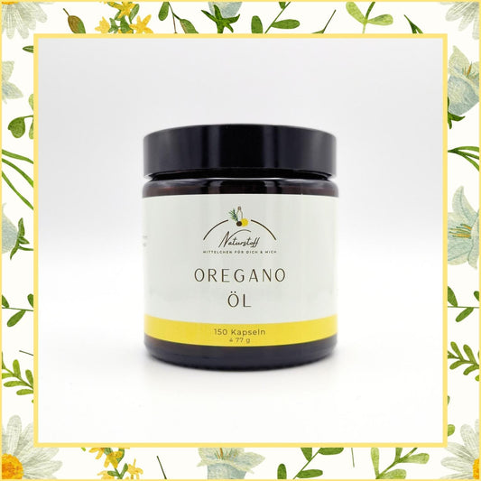 Oreganoöl Produktfoto Naturstoff