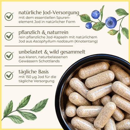 Premiumqualität & Eigenschaften Jod Kapseln | Naturstoff