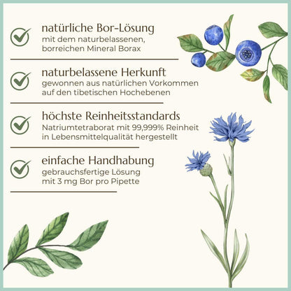 Premiumqualität & Eigenschaften der Borax Lösung | Naturstoff