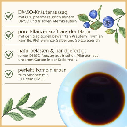 Premiumqualität & Eigenschaften von Atemkräuter DMSO Auszug | Naturstoff