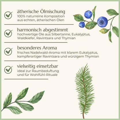 Premiumqualität & Eigenschaften von Freier Atem ätherische Ölmischung | Naturstoff
