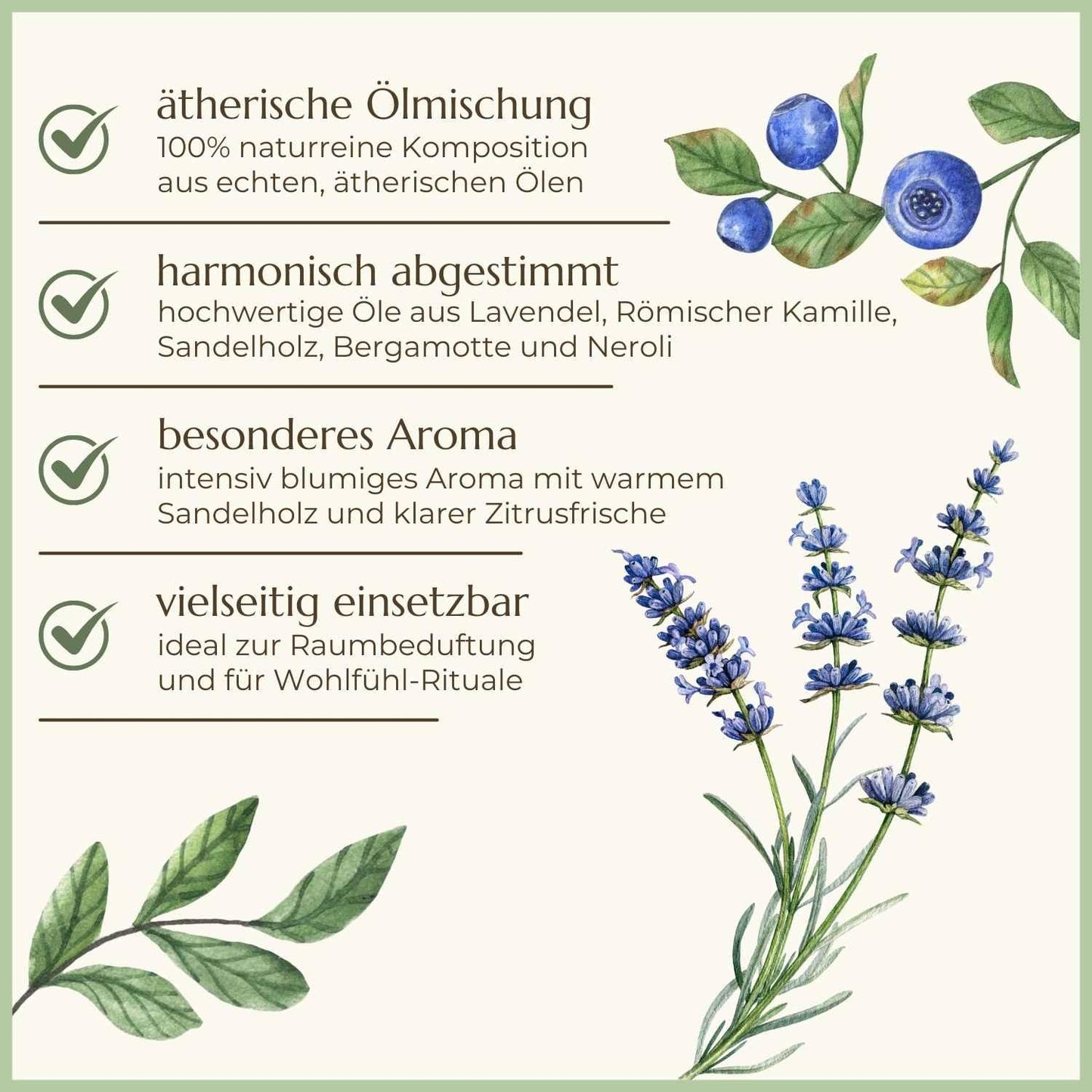 Premiumqualität & Eigenschaften von Innerer Frieden ätherische Ölmischung | Naturstoff