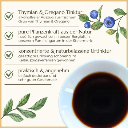 Qualität Thymian & Oregano Urtinktur | Naturstoff