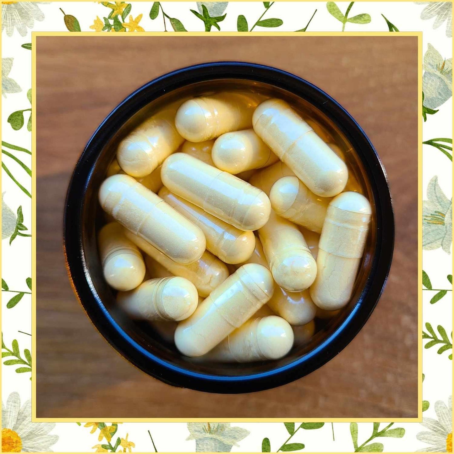 Quinoasprossen Kapseln B-Vitamine in Glastiegel Naturstoff